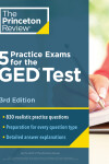 Book cover for 5 Practice Exams for the GED Test