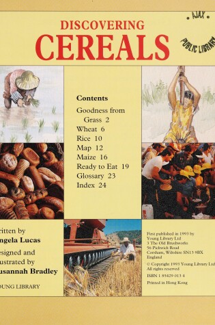 Cover of Discovering Cereals