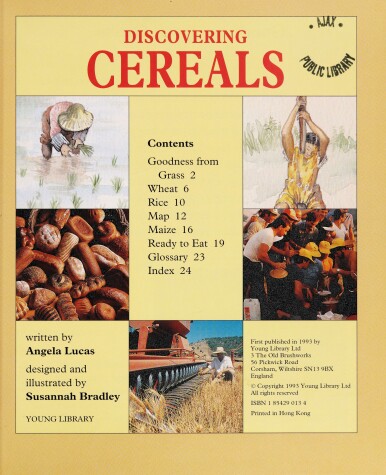 Book cover for Discovering Cereals