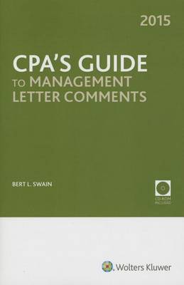 Book cover for CPA's Guide to Management Letter Comments, (2015)
