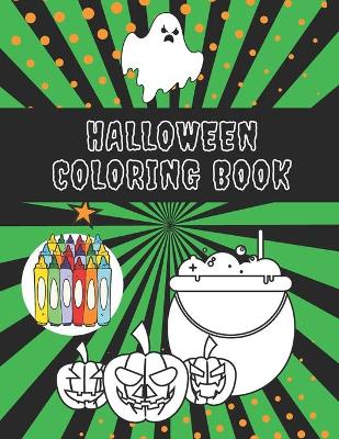 Book cover for Halloween Coloring Book