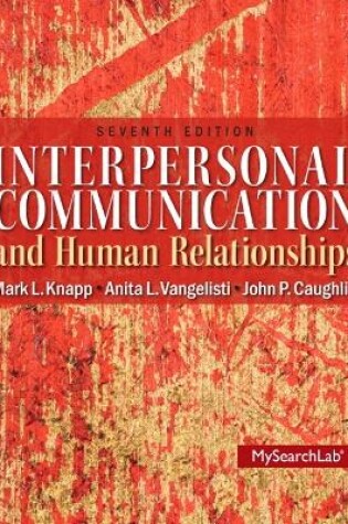 Cover of Instructor's Review Copy for Interpersonal Communication & Human Relationships