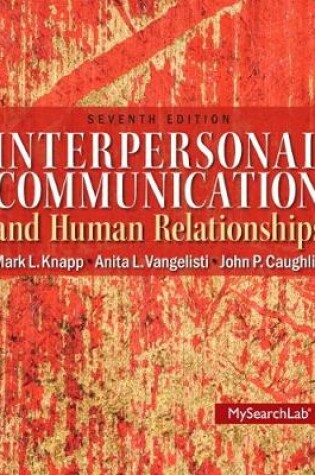 Cover of Instructor's Review Copy for Interpersonal Communication & Human Relationships