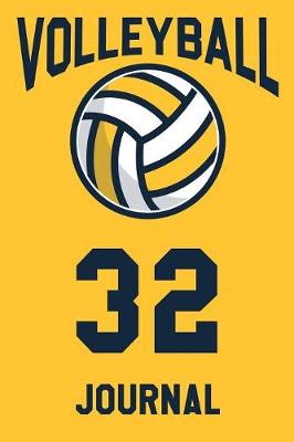 Book cover for Volleyball Journal 32