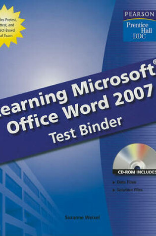 Cover of Test Binde, Learning Microsoft Word 2007 Student Edition