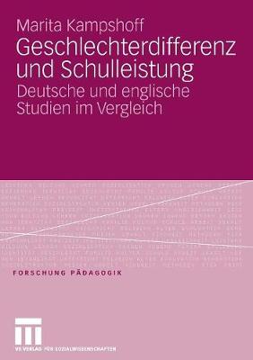 Cover of Geschlechterdifferenz Und Schulleistung