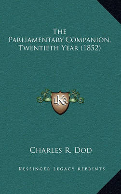 Book cover for The Parliamentary Companion, Twentieth Year (1852)