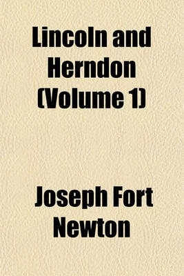 Book cover for Lincoln and Herndon (Volume 1)