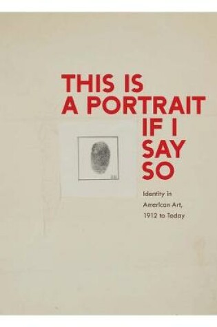 Cover of This Is a Portrait If I Say So