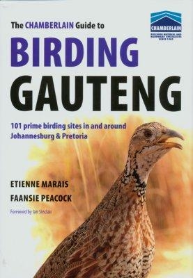 Book cover for Chamberlain guide to birding Gauteng