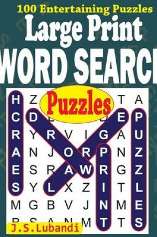 Cover of Large Print WORD SEARCH Puzzles