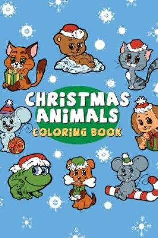 Cover of Christmas Animals Coloring Book