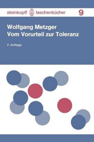 Cover of Vom Vorurteil zur Toleranz