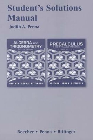 Cover of Student Solutions Manual for Algebra and Trigonometry