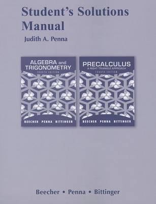 Book cover for Student Solutions Manual for Algebra and Trigonometry