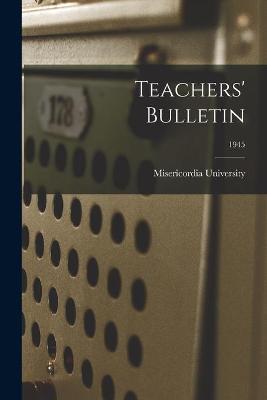 Cover of Teachers' Bulletin; 1945