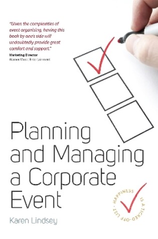 Cover of Planning and Managing a Corporate Event