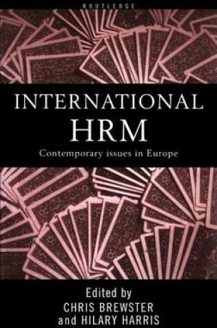 Cover of International Hrm: Contemporary Issues in Europe