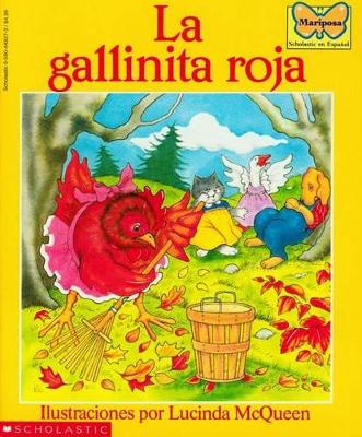 Book cover for La Gallinita Roja (the Little Red Hen)