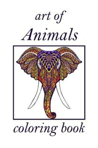 Cover of art of Animals coloring book