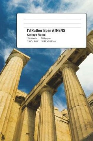 Cover of I'd Rather Be In ATHENS