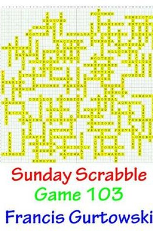 Cover of Sunday Scrabble Game 103