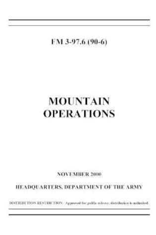 Cover of FM 3-97.6 Mountain Operations