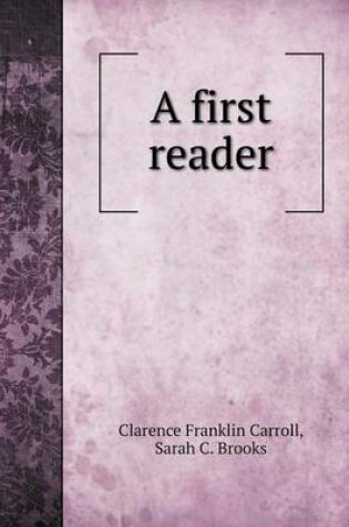 Cover of A first reader