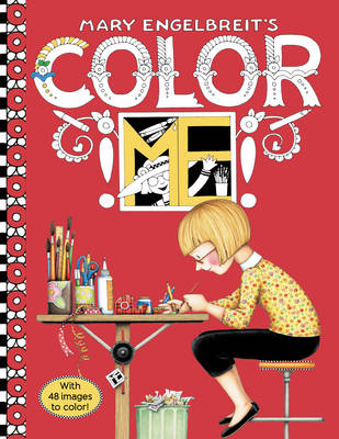 Book cover for Mary Engelbreit's Color ME Coloring Book