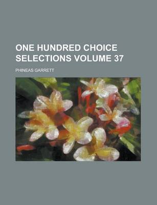 Book cover for One Hundred Choice Selections Volume 37