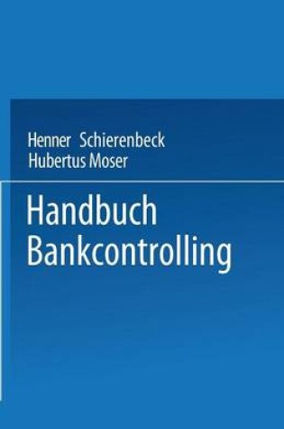 Cover of Handbuch Bankcontrolling