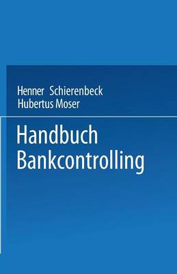 Book cover for Handbuch Bankcontrolling