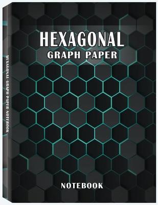 Book cover for Hexagonal Graph Paper Notebook