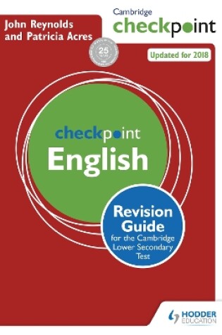 Cover of Cambridge Checkpoint English Revision Guide for the Cambridge Secondary 1 Test