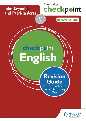 Book cover for Cambridge Checkpoint English Revision Guide for the Cambridge Secondary 1 Test