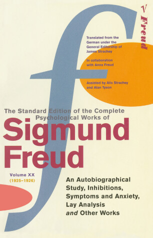 Book cover for The Complete Psychological Works of Sigmund Freud, Volume 20