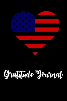 Book cover for USA Heart Flag Gratitude Journal