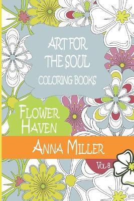 Book cover for Flower Haven Coloring Book