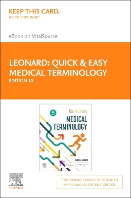 Book cover for Quick & Easy Medical Terminology - Elsevier eBook on Vitalsource (Retail Access Card)