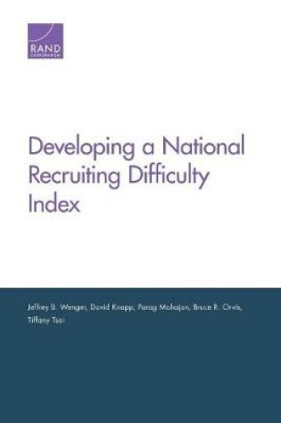 Cover of Developing a National Recruiting Difficulty Index