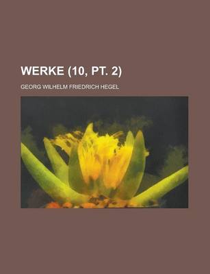 Book cover for Werke (10, PT. 2)