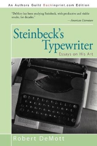 Cover of Steinbeck's Typewriter