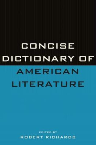 Cover of Concise Dictionary of American Literature