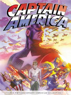Book cover for Captain America: The 75th Anniversary Vibranium Collection Slipcase