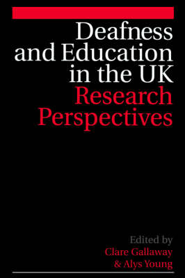 Book cover for Deafness and Education in the UK