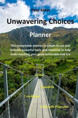 Cover of Unwavering Choices Planner