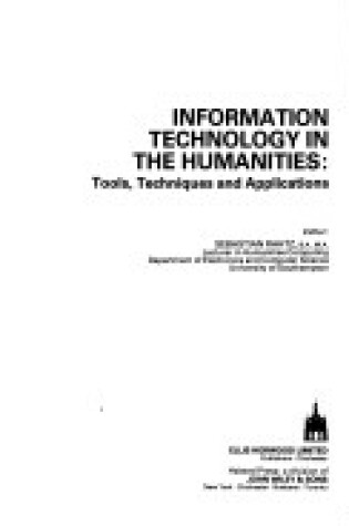 Cover of Information Technology in the Humanities