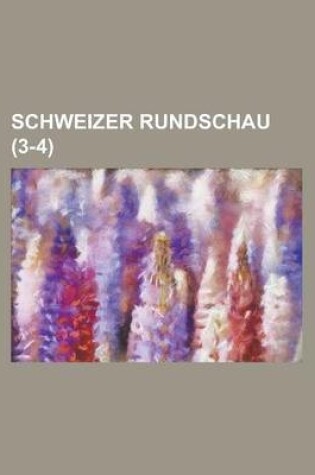 Cover of Schweizer Rundschau (3-4 )