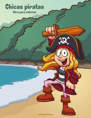 Cover of Chicas piratas libro para colorear 1