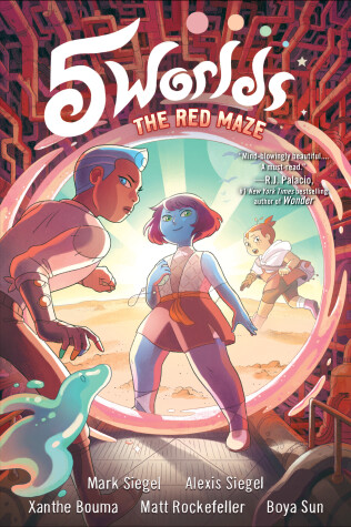 Book cover for The Red Maze